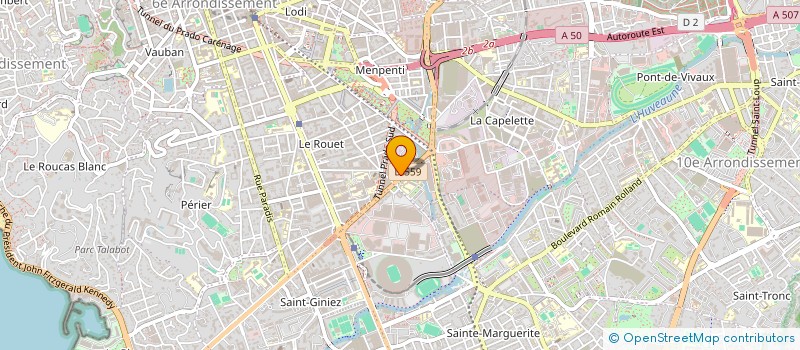 localisation de l'entreprise MADAME LISA VALENSI à MARSEILLE