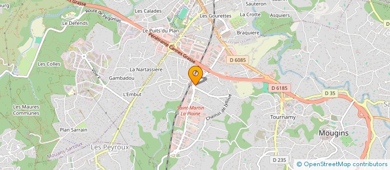 localisation de l'entreprise MADAME LISA VALEYRIE  MOUGINS