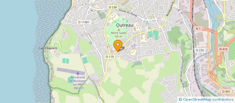 localisation de l'entreprise MADAME LISA VERIN  OUTREAU