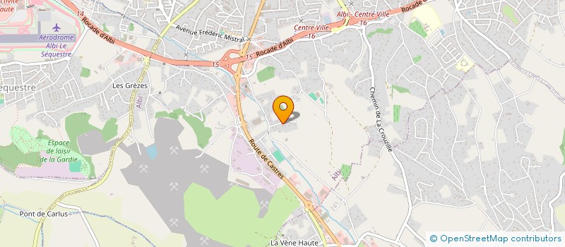 localisation de l'entreprise MADAME LISA VIDAL à ALBI