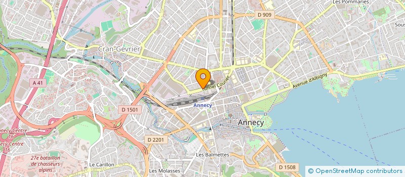 localisation de l'entreprise MADAME LISA VILLAGGI  ANNECY