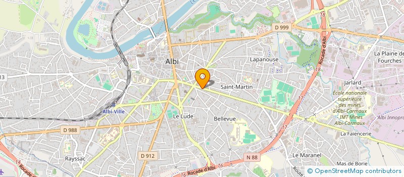 localisation de l'entreprise MADAME LISA VINCENT  ALBI