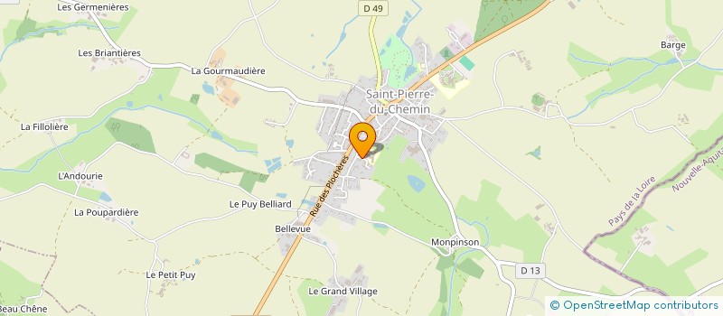 localisation de l'entreprise MADAME LISA VISILICAQUIS  SAINT-PIERRE-DU-CHEMIN