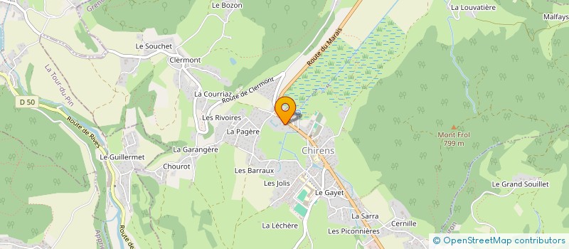 localisation de l'entreprise MADAME LISA VIZZINI  CHIRENS