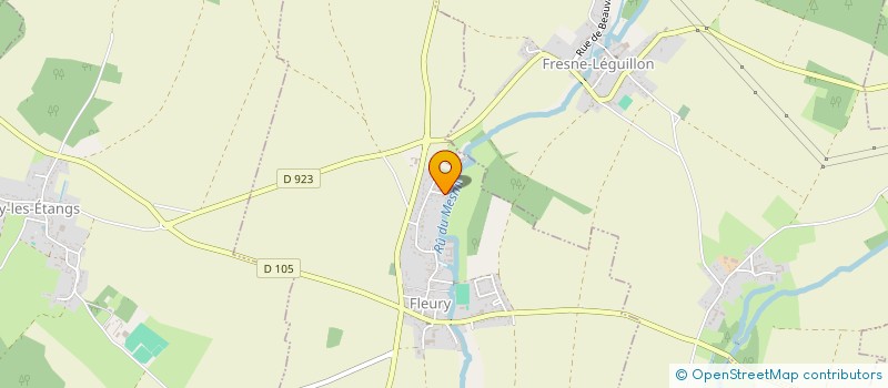 localisation de l'entreprise MADAME LISA WAALEBOER  FLEURY