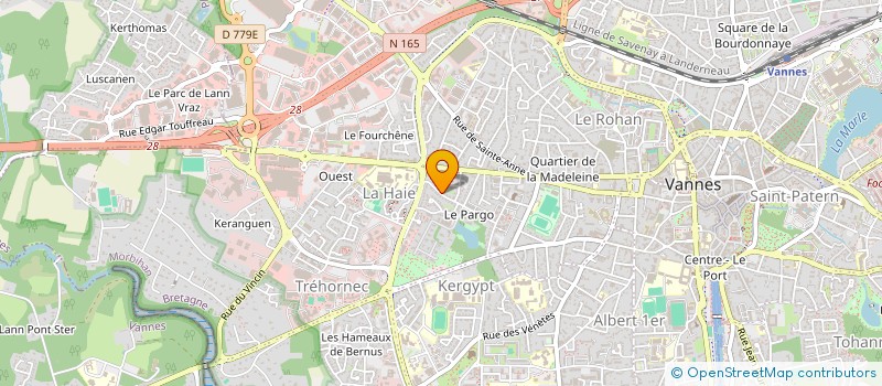 localisation de l'entreprise MADAME LISA WARWICK à VANNES