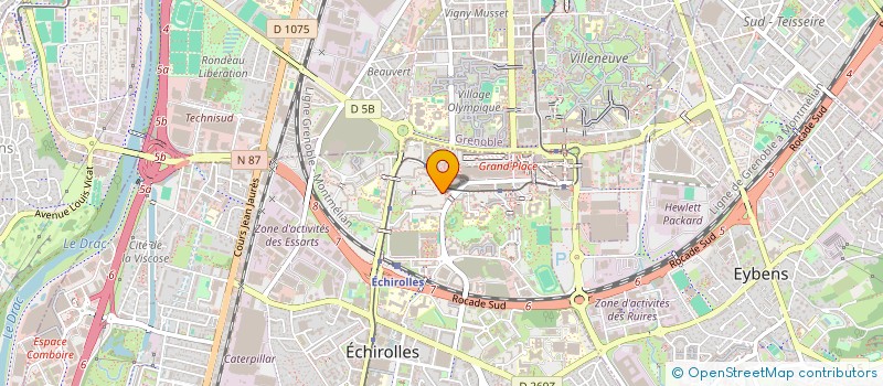 localisation de l'entreprise MADAME LISA YE  ECHIROLLES