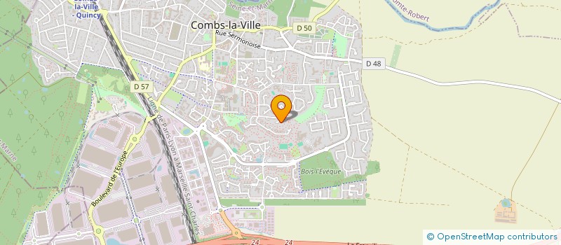 localisation de l'entreprise MADAME LISA YOUMBI NGAMO à COMBS-LA-VILLE