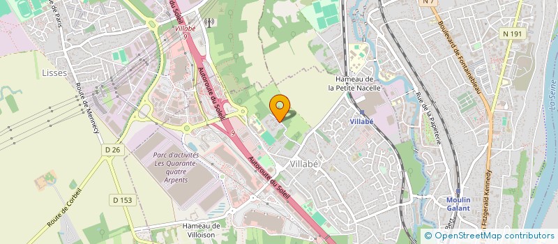 localisation de l'entreprise MADAME LISABETH CARREIRA  VILLABE