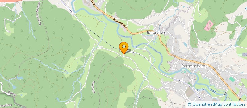 localisation de l'entreprise MADAME LISANDE ERBS  RAMONCHAMP