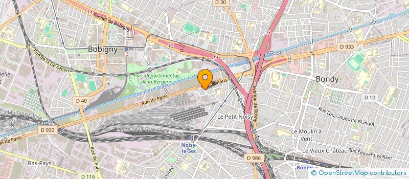 localisation de l'entreprise MADAME LISANDRA VANESSA SEMEDO DA VEIGA  NOISY-LE-SEC