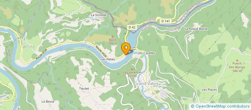 localisation de l'entreprise MADAME LISBETH ALAUZE à CONQUES-EN-ROUERGUE