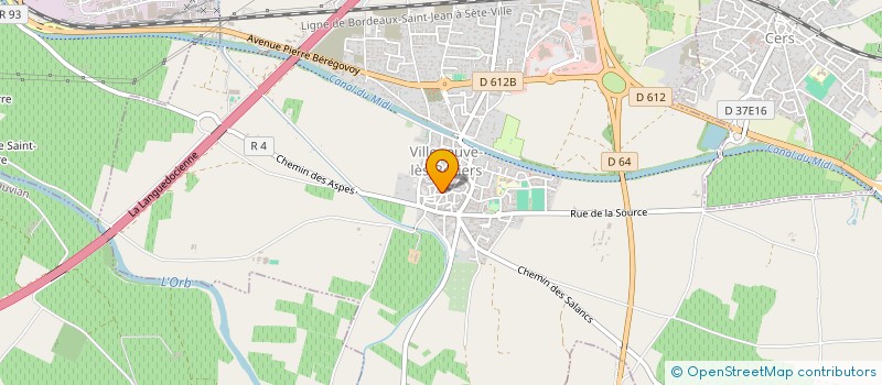 localisation de l'entreprise MADAME LISBETH FERRES à VILLENEUVE-LES-BEZIERS