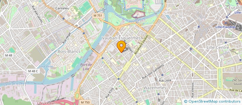 localisation de l'entreprise MADAME LISBETH HENAUT à LILLE