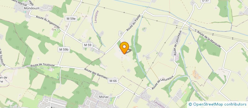 localisation de l'entreprise MADAME LISBETH LANG VELASQUEZ  LAVALETTE