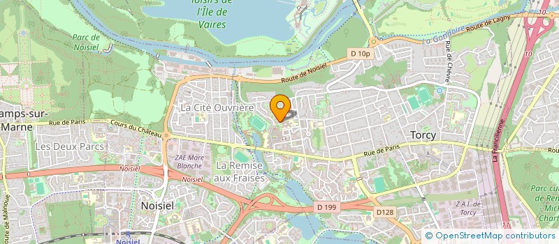 localisation de l'entreprise MADAME LISBETH POUYE  TORCY