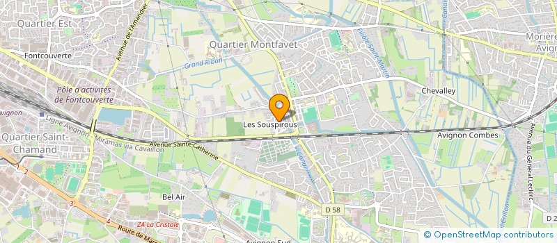 localisation de l'entreprise MADAME LISBETH VILLA  AVIGNON