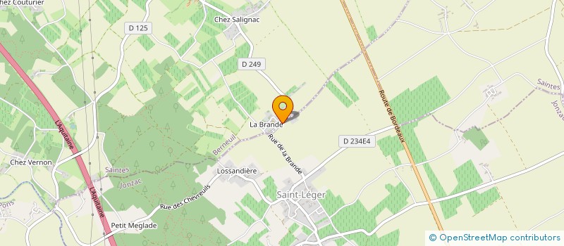 localisation de l'entreprise MADAME LISCA BEGAY  BIRON