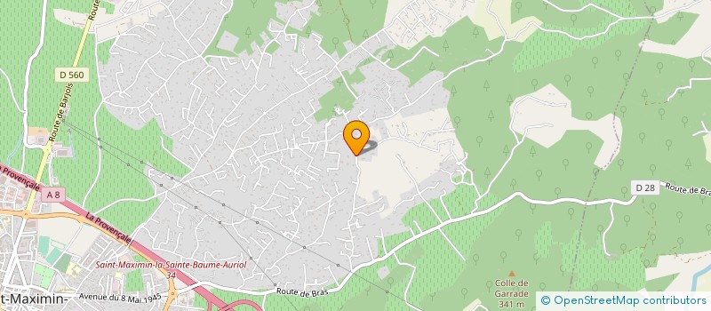 localisation de l'entreprise MADAME LISE ABONNEL  SAINT-MAXIMIN-LA-SAINTE-BAUME