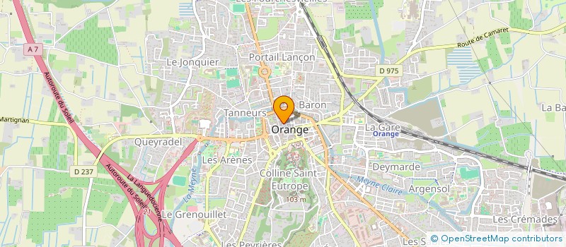 localisation de l'entreprise MADAME LISE ANDREINI à ORANGE