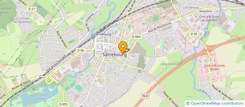 localisation de l'entreprise MADAME LISE APPENZELLER à SARREBOURG