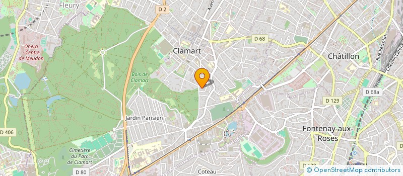 localisation de l'entreprise MADAME LISE ATZENHOFFER  CLAMART