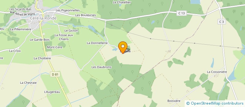 localisation de l'entreprise MADAME LISE AUFFRET  GENILLE