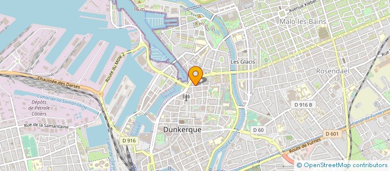 localisation de l'entreprise MADAME LISE AYMARD à DUNKERQUE