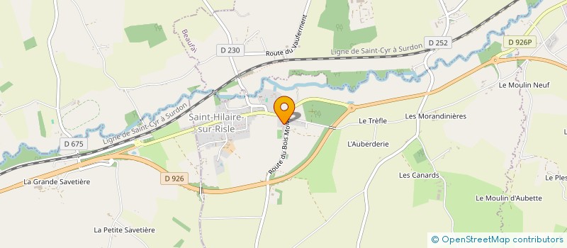 localisation de l'entreprise MADAME LISE BAILLY à SAINT-HILAIRE-SUR-RISLE