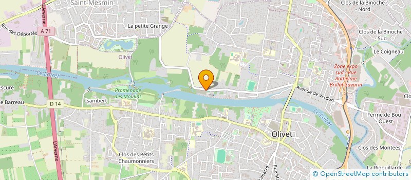 localisation de l'entreprise MADAME LISE BALSSA à OLIVET