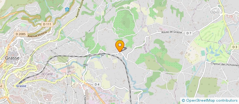 localisation de l'entreprise MADAME LISE BAUHARDT à GRASSE