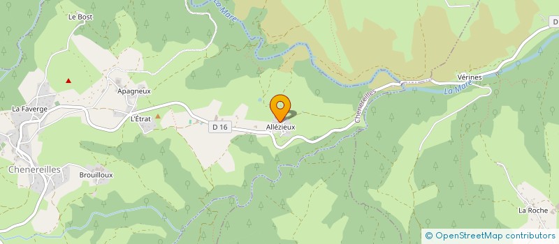 localisation de l'entreprise MADAME LISE BERNARD  CHENEREILLES