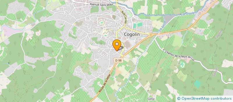 localisation de l'entreprise MADAME LISE BERNARDINI à COGOLIN