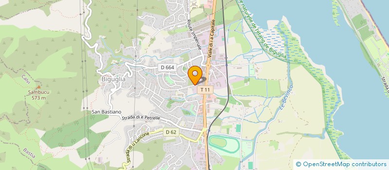 localisation de l'entreprise MADAME LISE BETTON  BIGUGLIA