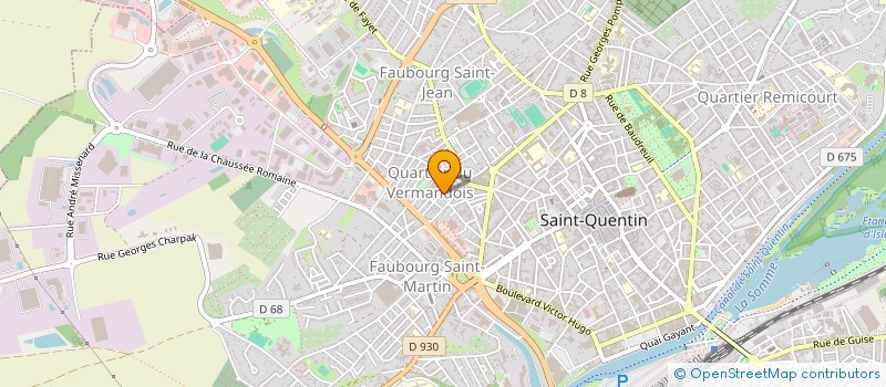localisation de l'entreprise MADAME LISE BEYA KABONGO à SAINT-QUENTIN