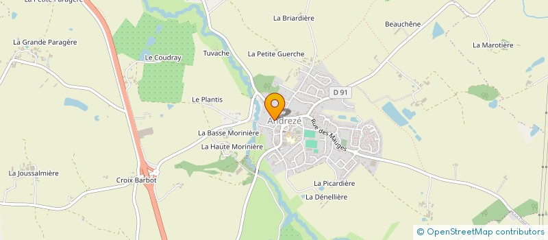 localisation de l'entreprise MADAME LISE BLOUIN à BEAUPREAU-EN-MAUGES
