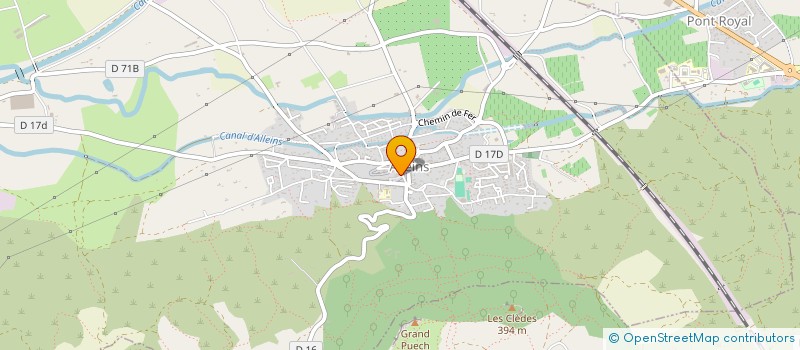 localisation de l'entreprise MADAME LISE BON  ALLEINS