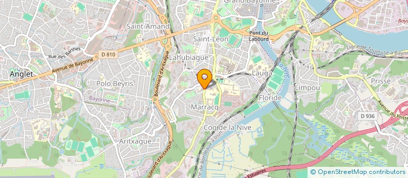 localisation de l'entreprise MADAME LISE BORRY  BAYONNE