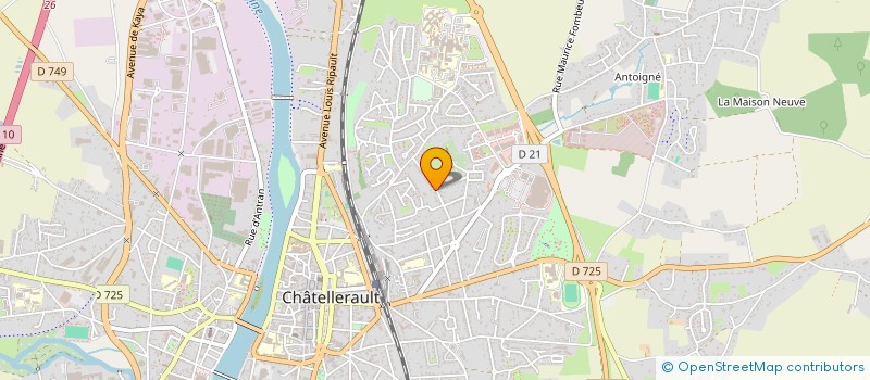 localisation de l'entreprise MADAME LISE BOUSSEAU à CHATELLERAULT