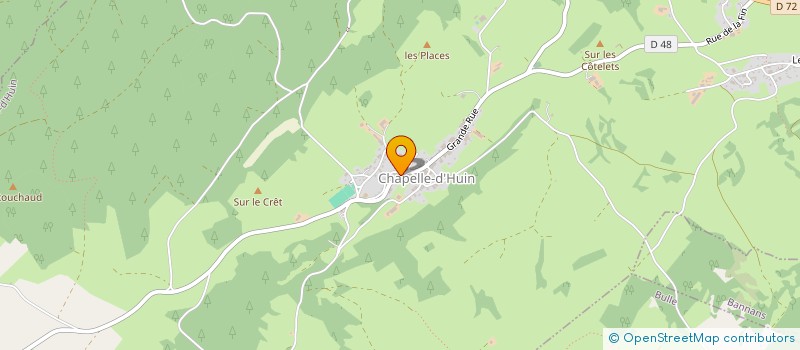 localisation de l'entreprise MADAME LISE BUSI  VILLERS-SOUS-CHALAMONT