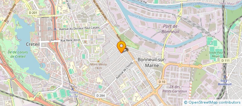 localisation de l'entreprise MADAME LISE CABANNE à BONNEUIL SUR MARNE