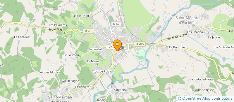 localisation de l'entreprise MADAME LISE CAILLET  THIVIERS