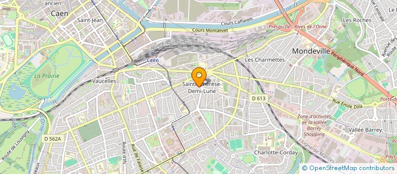 localisation de l'entreprise MADAME LISE CAROUGE à CAEN