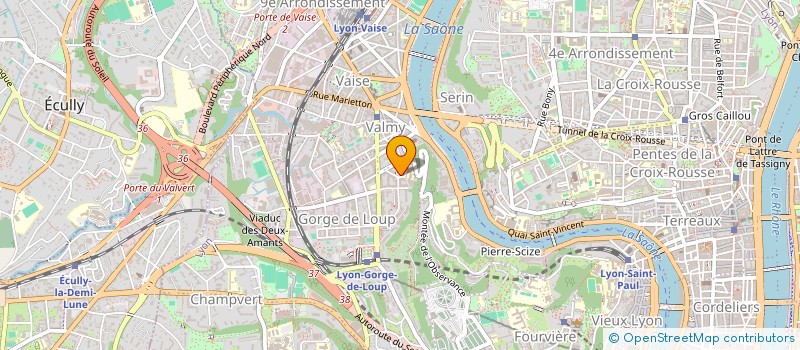 localisation de l'entreprise MADAME LISE CASTAGNE  LYON