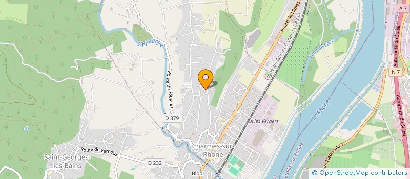 localisation de l'entreprise MADAME LISE CHAREYRE  CHARMES-SUR-RHONE