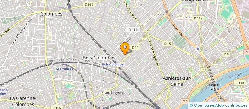 localisation de l'entreprise MADAME LISE CHOQUIER à BOIS-COLOMBES