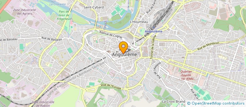 localisation de l'entreprise MADAME LISE CORRIOL à ANGOULEME