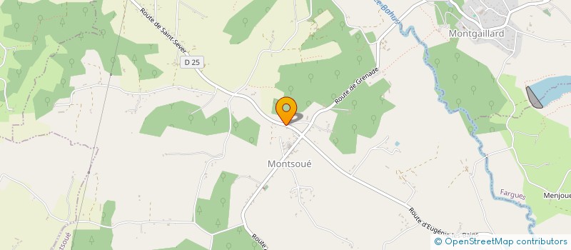 localisation de l'entreprise MADAME LISE DARRIAU  MONTSOUE