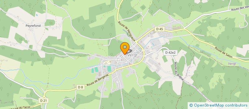 localisation de l'entreprise MADAME LISE DASSE  VERGT