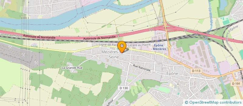 localisation de l'entreprise MADAME LISE DEHEDIN  MEZIERES-SUR-SEINE